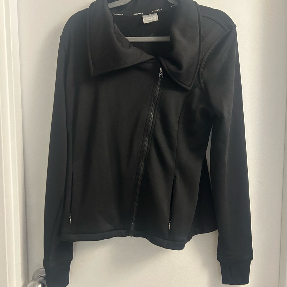 Head Black Bomber Jacket with Classic Design